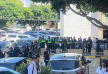 Refuerzan seguridad en Palacio de Justicia previo a audiencia hermanos Espaillat
