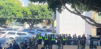 Refuerzan seguridad en Palacio de Justicia previo a audiencia hermanos Espaillat