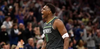Anthony Edwards lidera a Minnesota y los Timberwolves superan a San Antonio en duelo ofensivo