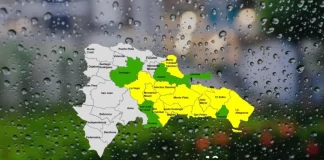 COE eleva a 12 las provincias en alerta amarilla y mantiene 6 en verde por intensas lluvias