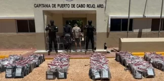 Incautan 1,295 paquetes de drogas durante operativo en Pedernales