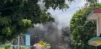 Residentes de comunidad en Samaná protestan exigiendo libertad de Arcadio de los Santos
