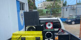 PN ocupa 13 equipos de sonido por alta contaminación sónica en SPM