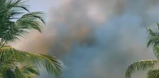 Feroz incendio en un hotel obliga a una evacuación masiva de turistas en Bayahíbe