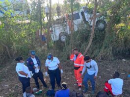Accidente en carretera Quisqueya–SPM deja varias personas afectadas