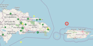 Se registra sismo de magnitud 5.0 entre República Dominicana y Puerto Rico