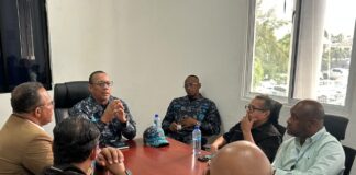General Natera Melenciano sostiene encuentro con miembros del Sindicato Nacional de Trabajadores de la prensa de SPM