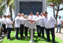 Ministro de Turismo inicia obras turísticas en Baní por 137 millones de pesos