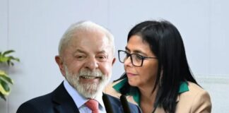 Delcy Rodríguez conversa con Lula da Silva sobre el apoyo de Brasil a Venezuela