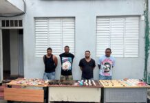 PN apresa cuatro hombres ocupándoles gran cantidad de sustancias controladas (drogas) en Hato Mayor