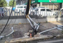 Accidente de patana y otros vehículos deja varios lesionados en la Ortega y Gasset con San Martín