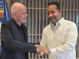 Infantino llega a República Dominicana en medio de tensión con la Concacaf