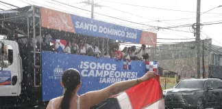 Santo Domingo celebra en las calles a sus medallistas de los JCC 2026