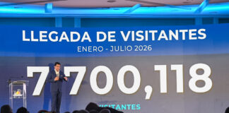 Más de 7,7 millones de visitantes llegan al país hasta julio, según Ministro de Turismo