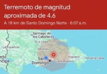 Dos temblores sacuden a la República Dominicana este domingo en la madrugada