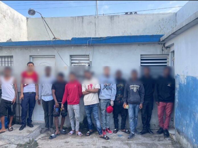 Apresan a ocho presuntos integrantes de la banda delictiva “Los 5.5” en Haina