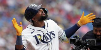 Junior Caminero repite como jugador mas valioso de los Rays