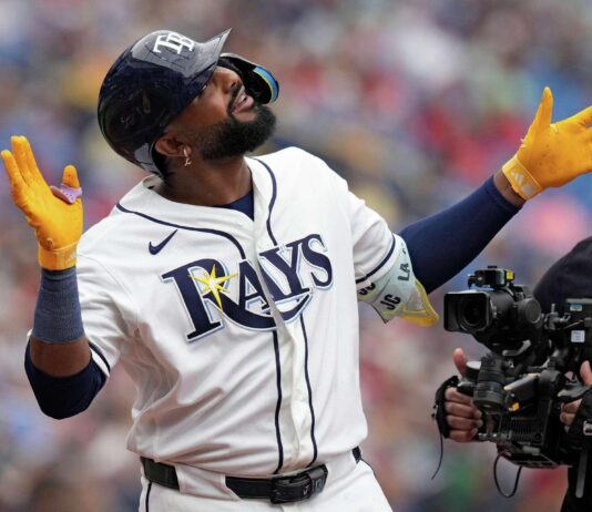 Junior Caminero repite como jugador mas valioso de los Rays