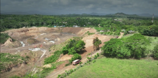Denuncian mina sin permiso continúa operando en Monte Plata