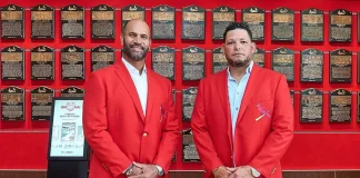 Yadier Molina y Albert Pujols, exaltados al Salón de la Fama de los Cardenales