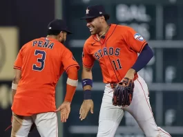 Dominicanos Jeremy Peña y Brayan Abreu brillan en triunfo de Astros sobre los Reales