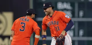 Dominicanos Jeremy Peña y Brayan Abreu brillan en triunfo de Astros sobre los Reales