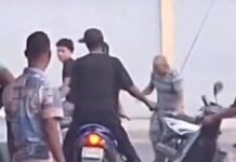 PN apresa dos hombres por despojo de arma de fuego a ex policía en la vía pública en Porvenir SPM