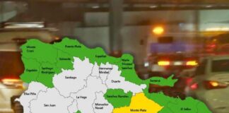 La capital y 20 provincias están en alerta por las lluvias