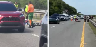 Motociclista muere tras accidente en la Autovía del Este