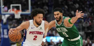 Pistons remontan y arruinan el debut de Paul George con los Celtics en la NBA