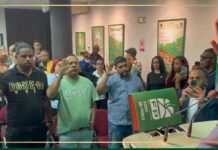 En España: simpatizantes procedentes del PRM y del PLD se juramentan en la Fuerza del Pueblo