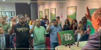 En España: simpatizantes procedentes del PRM y del PLD se juramentan en la Fuerza del Pueblo