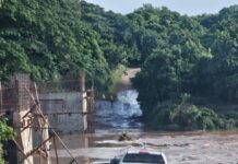 Varias comunidades incomunicadas en Ramón Santana por crecida del Rio Soco, tras Fuertes aguaceros